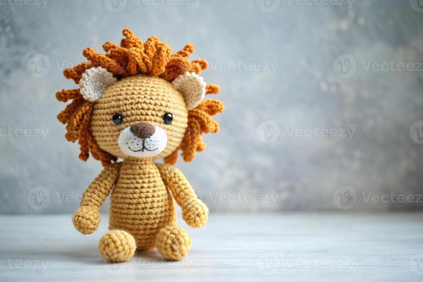 crochet lion doll photo