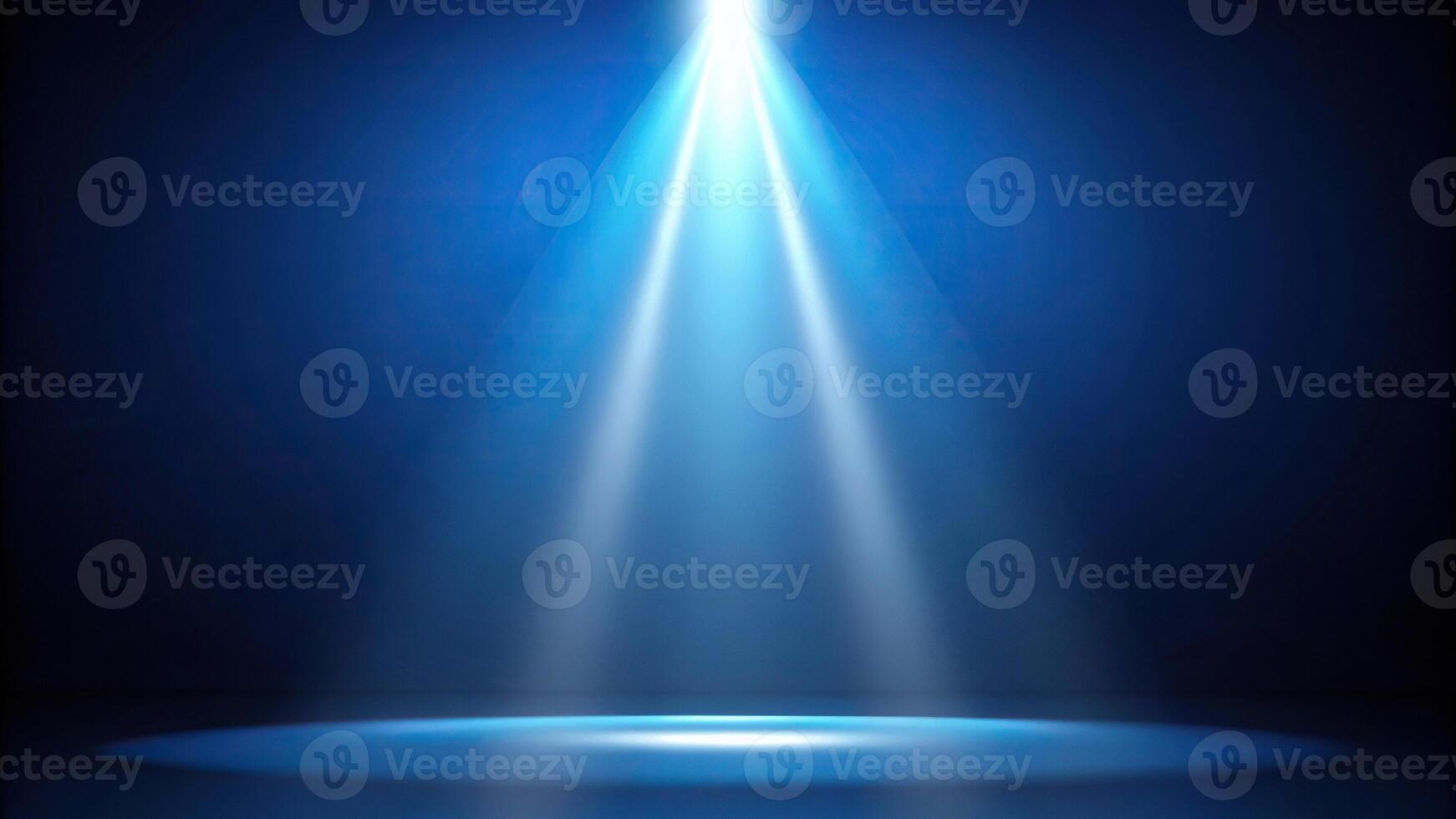 Dark blue background illuminated by a spotlight from a high angle photo