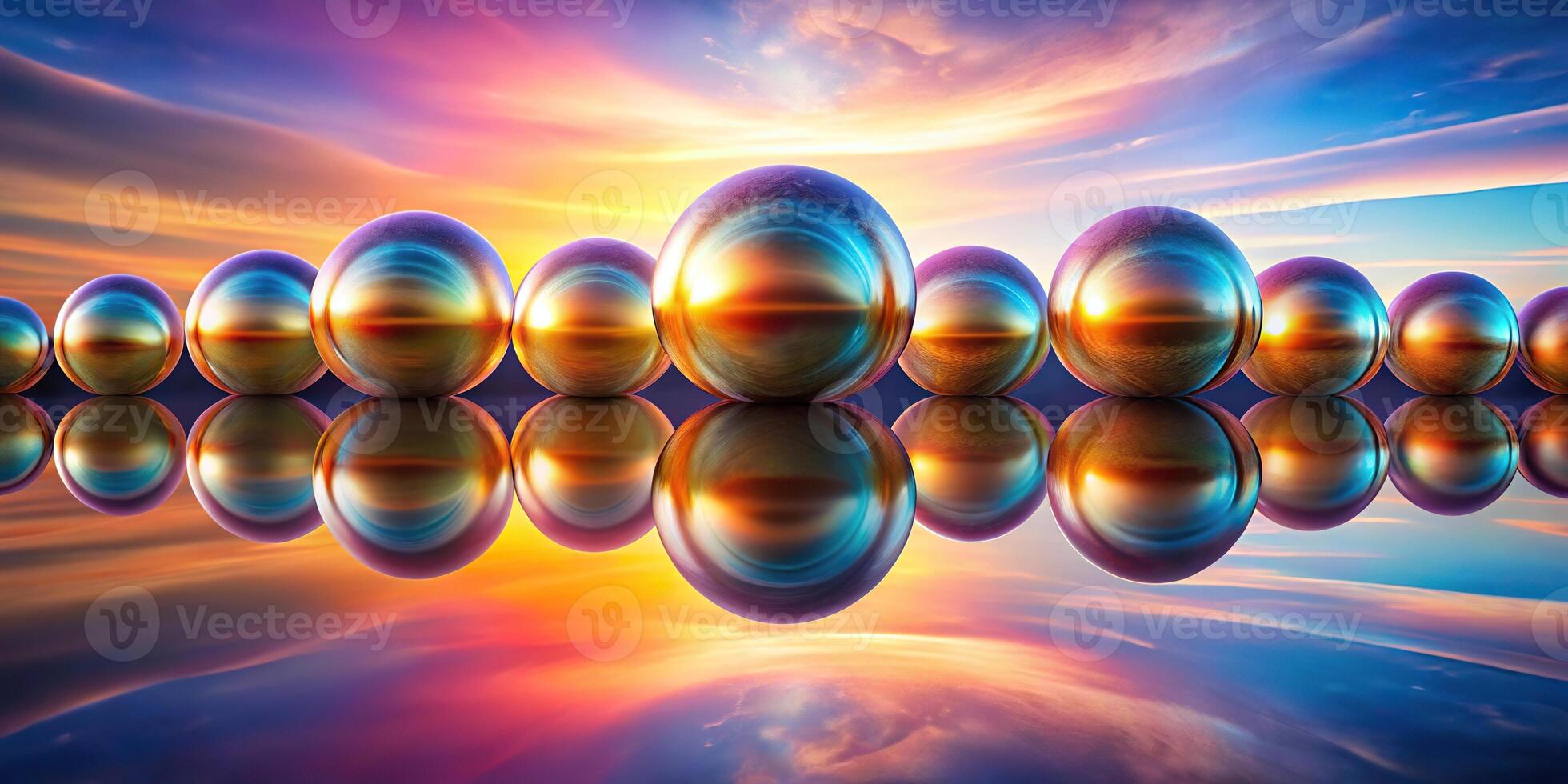 Discover visually captivating abstract background with mirroring and repetition for perfect harmony balance Close-Up photo