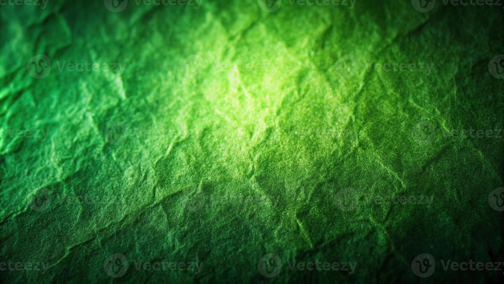 Dark green abstract background with macro blurry paper texture gradient photo