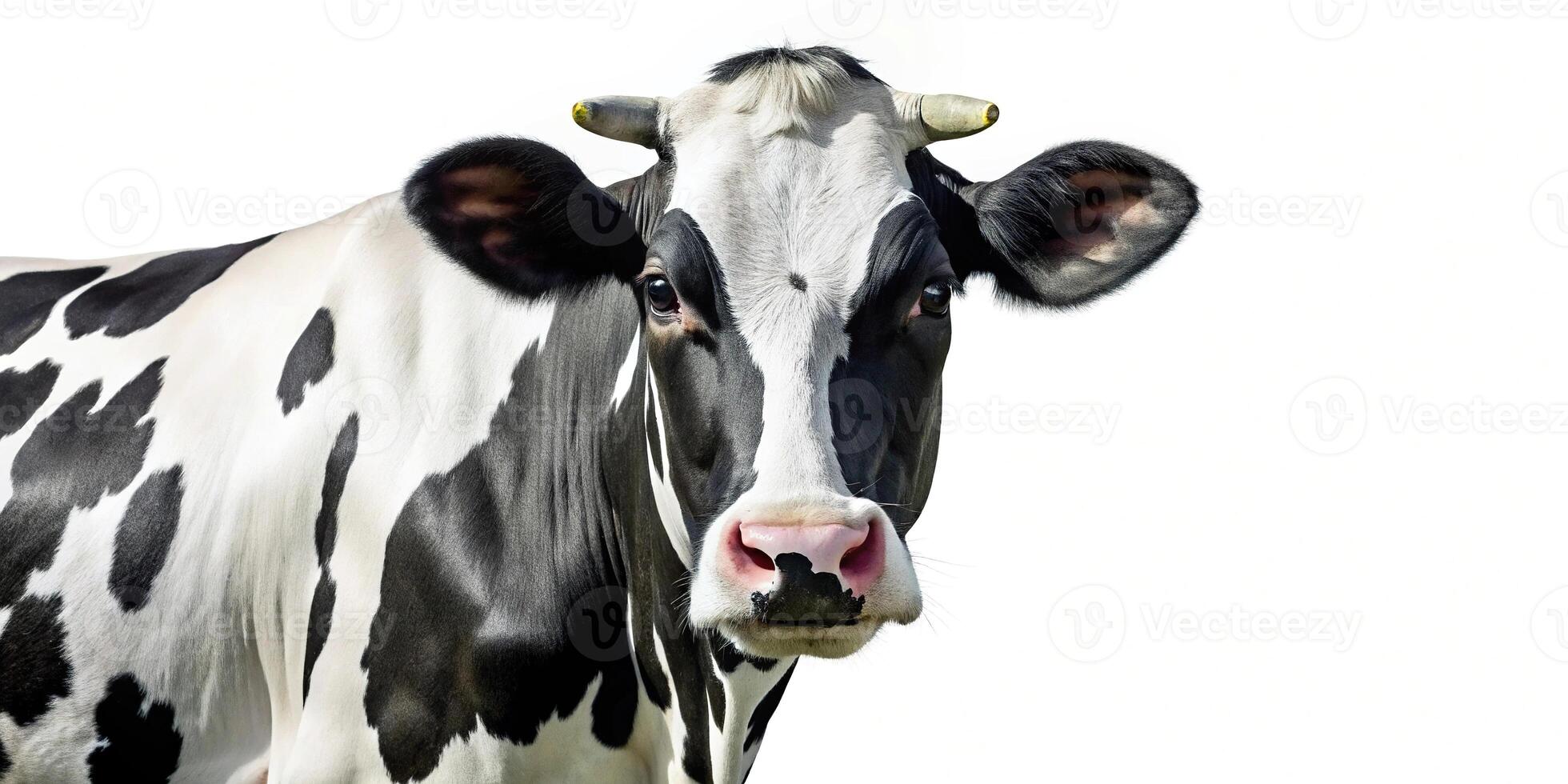 Cow spot texture pattern in black and white forced perspective photo