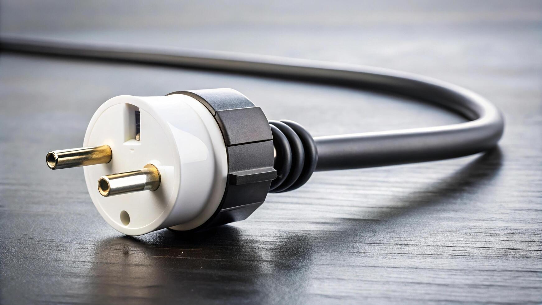 Electric plug with wires for connecting generator photo