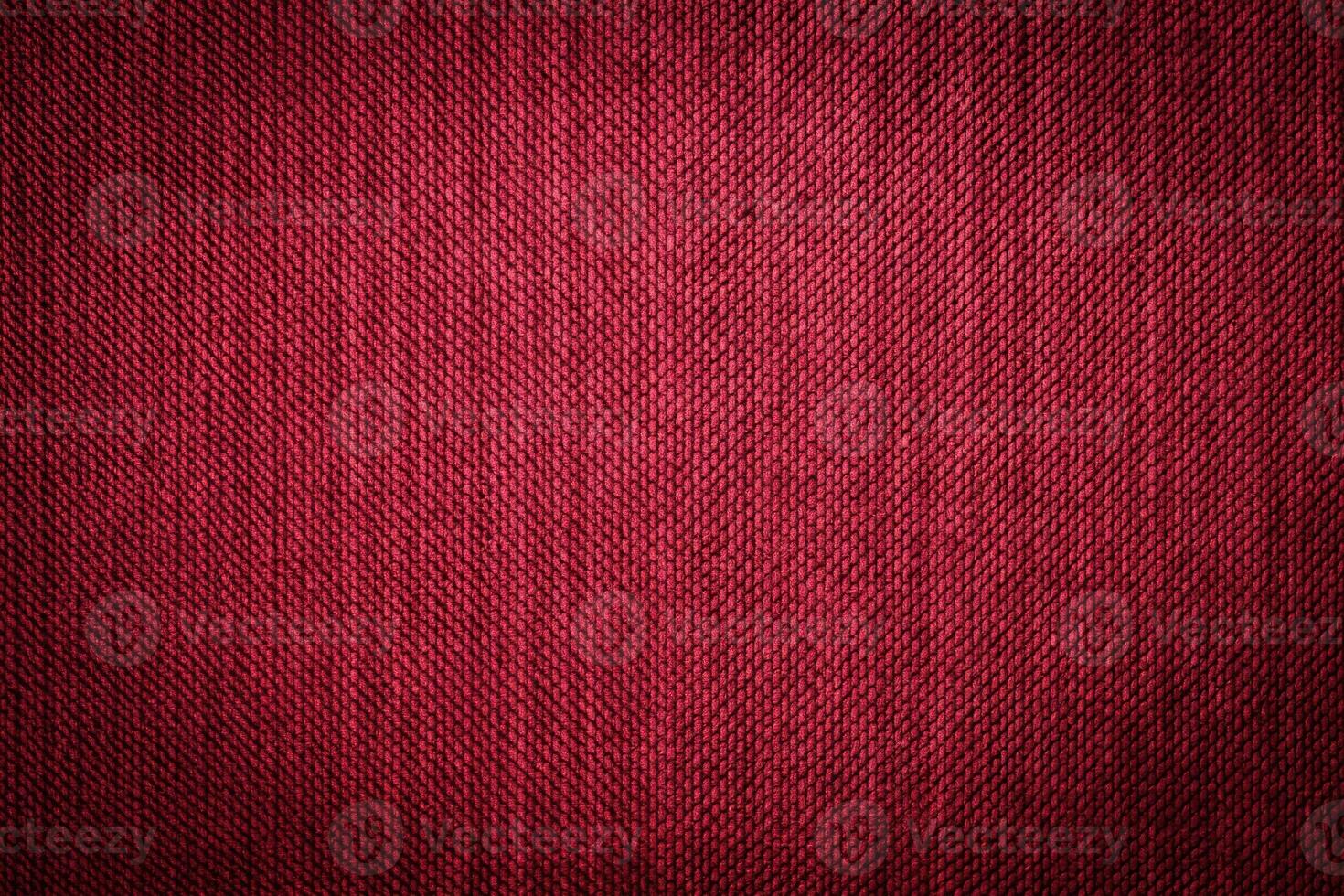 Dark red fabric cloth texture background seamless pattern of natural textile photo