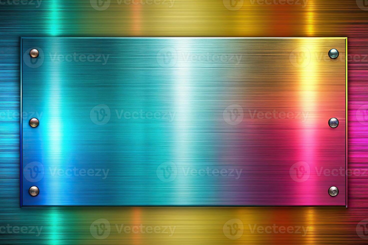 Macro abstract background of colored metal photo