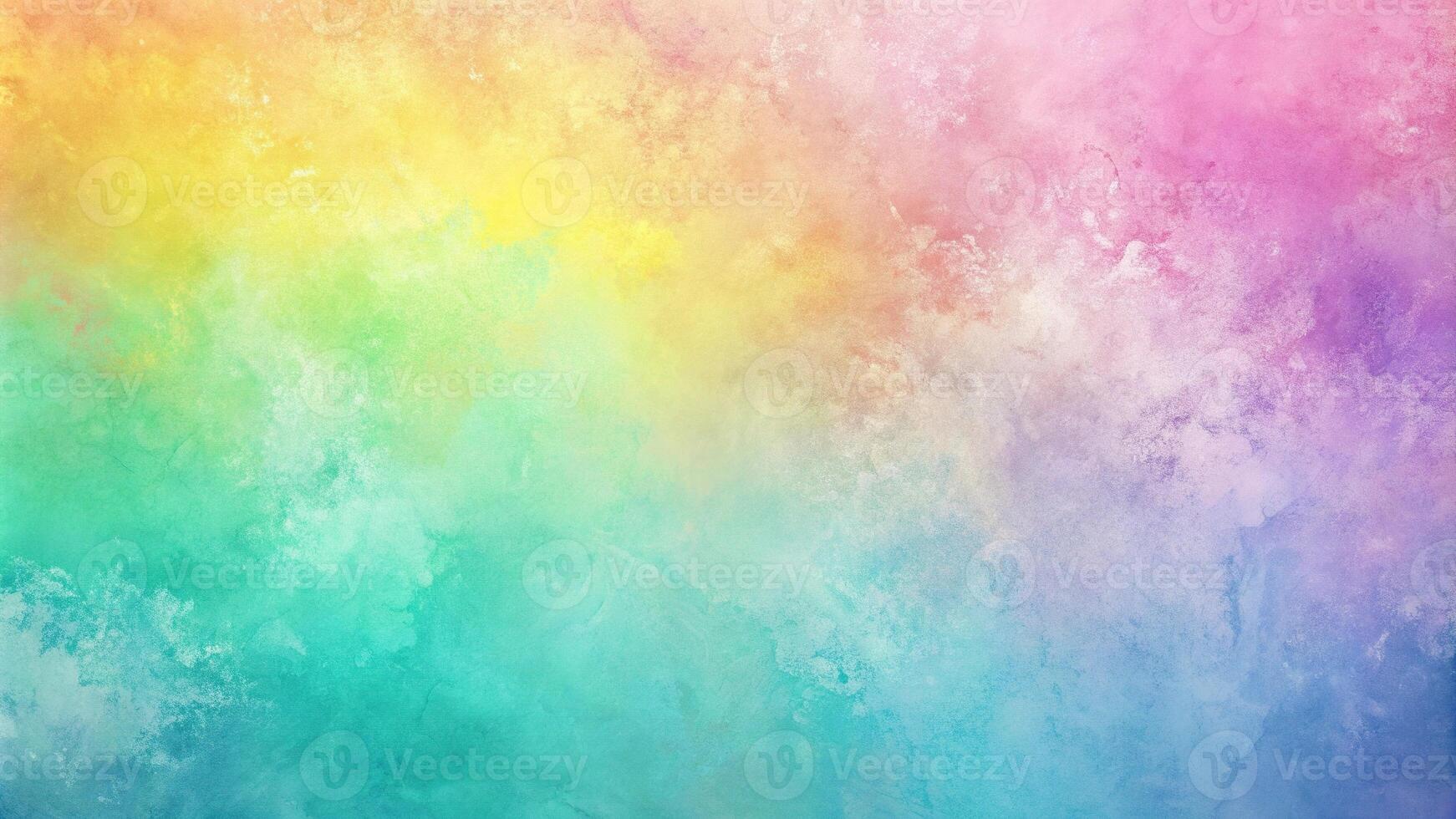 Pastel color abstract background with pink, blue, yellow, and green gradient grunge wall photo