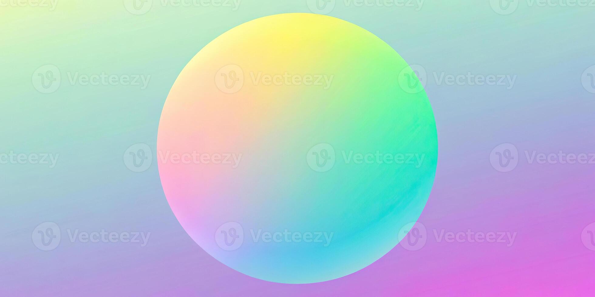 Pastel color gradient background with silhouette photo