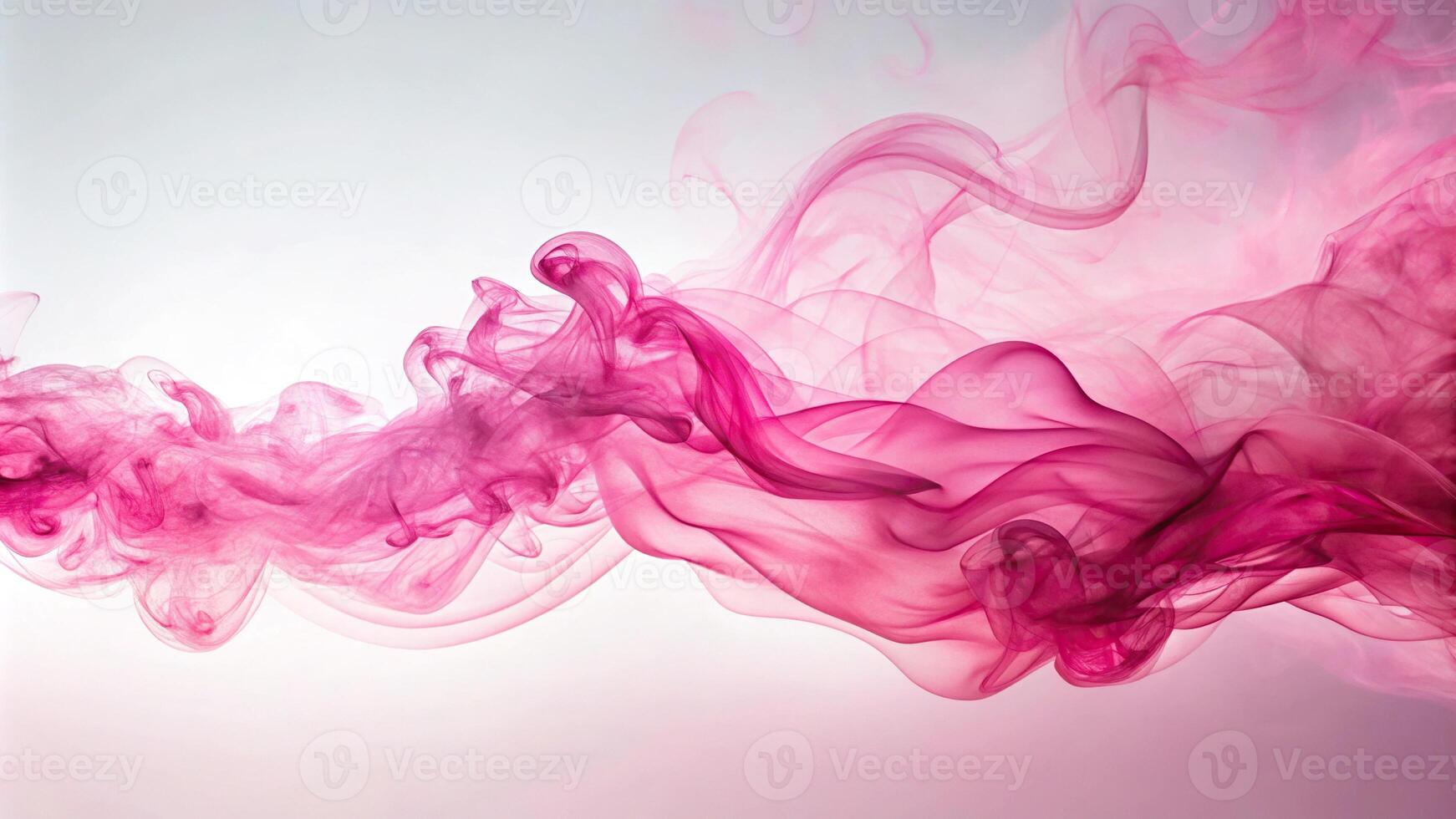 Panoramic elegant pink smoke drifting gracefully through the air background photo