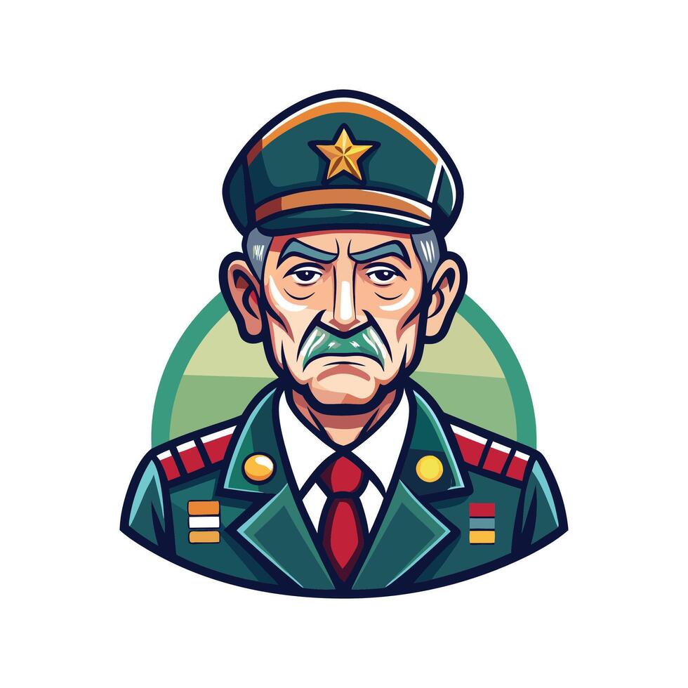 Bravery Remembered Veteran Illustration Design vector