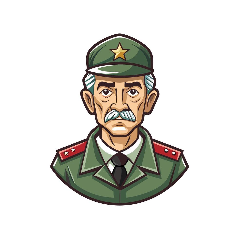 Proud Soldier Veteran Illustration Design vector