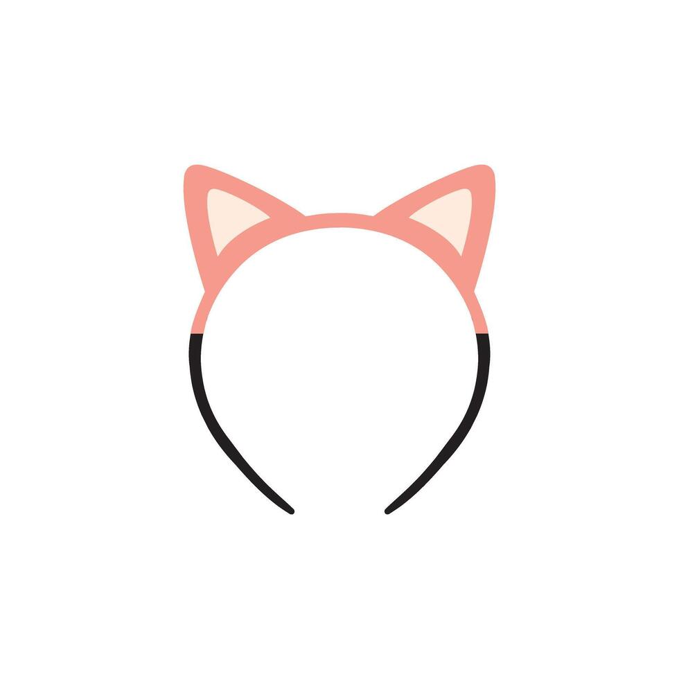 Cat ears mask. illustration vector