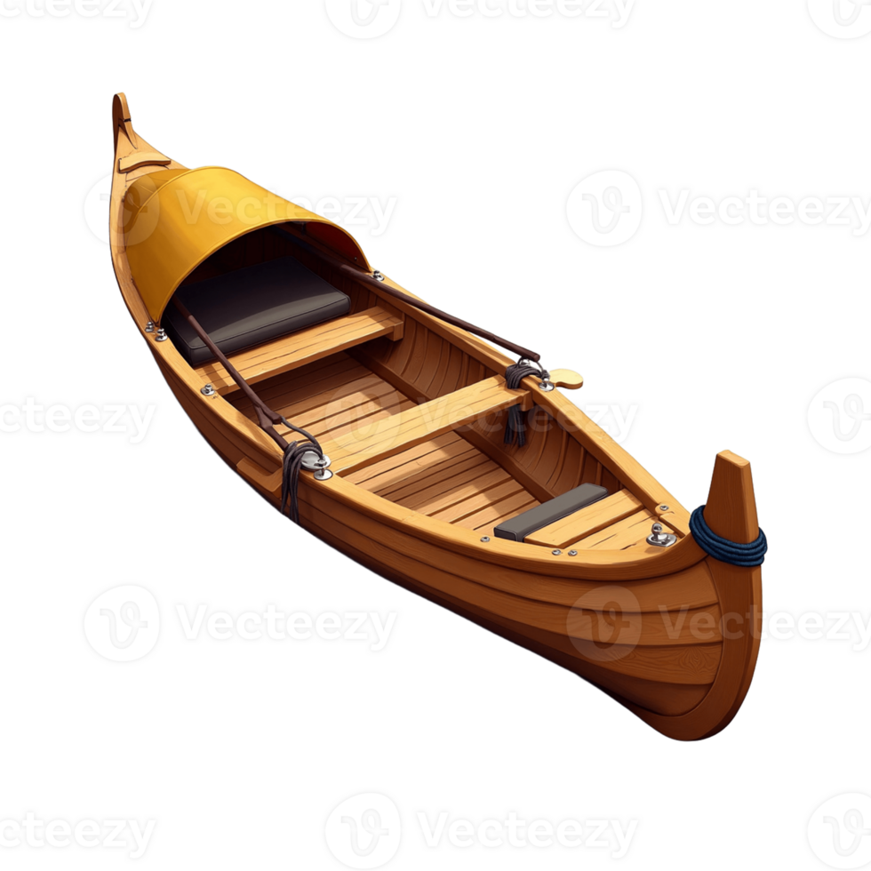a wooden boat png