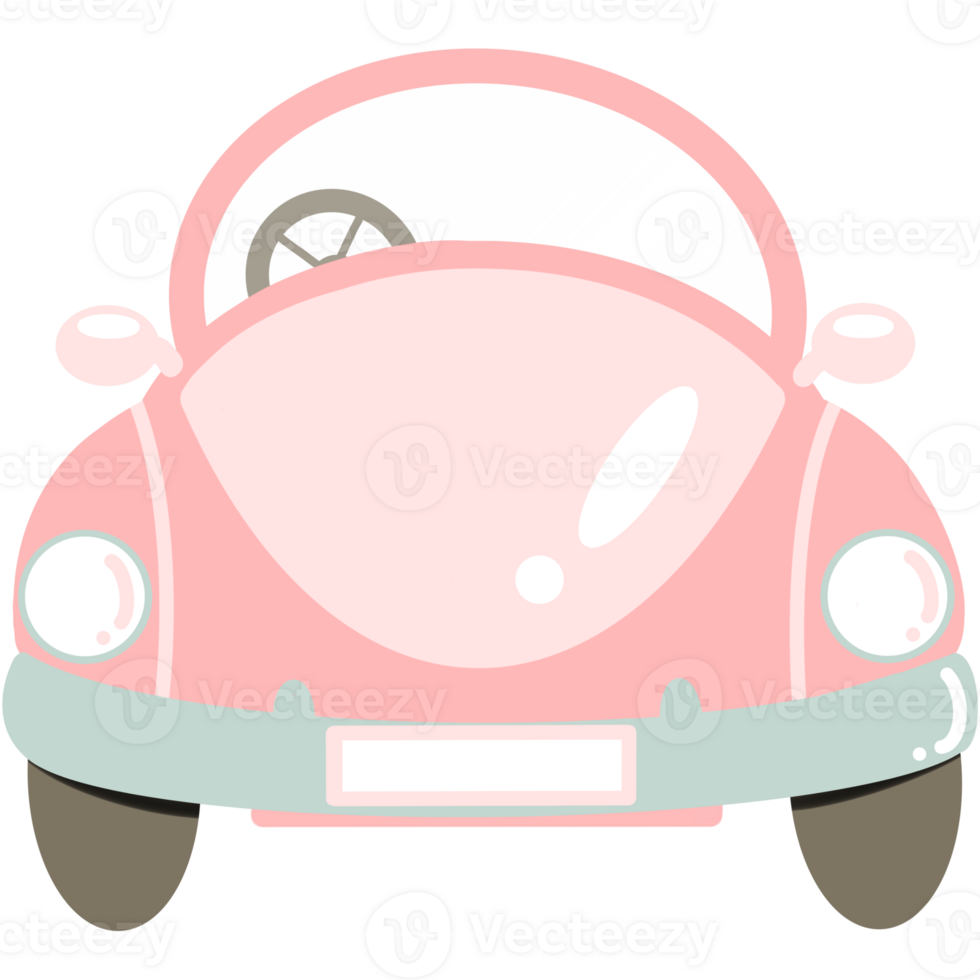 pink car toy png