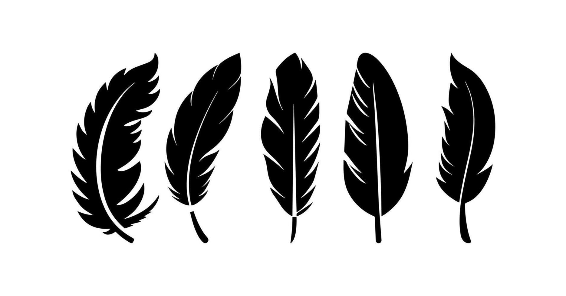 logo of an ink feather pen vector