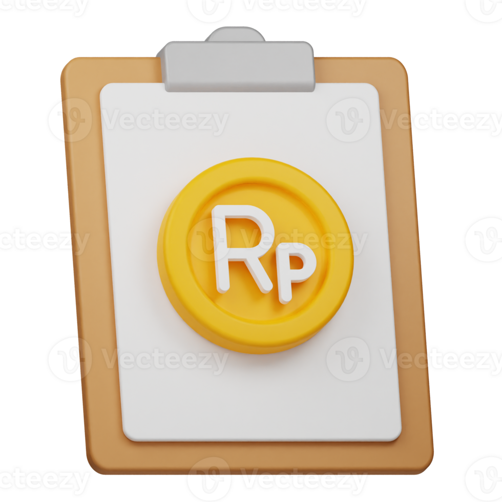 rupiah coin report 3d icon png