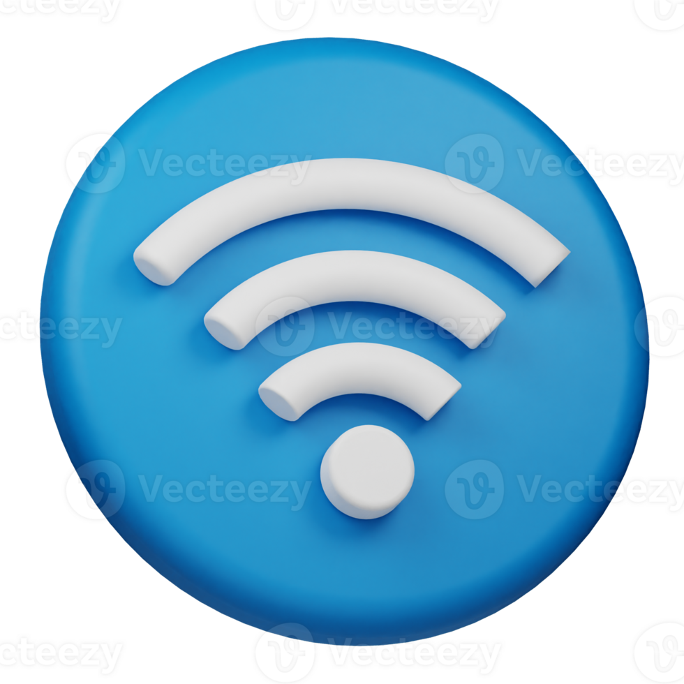 wifi signal 3d icon png