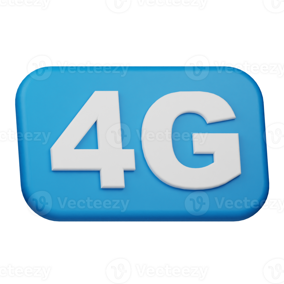 4g connection 3d icon png