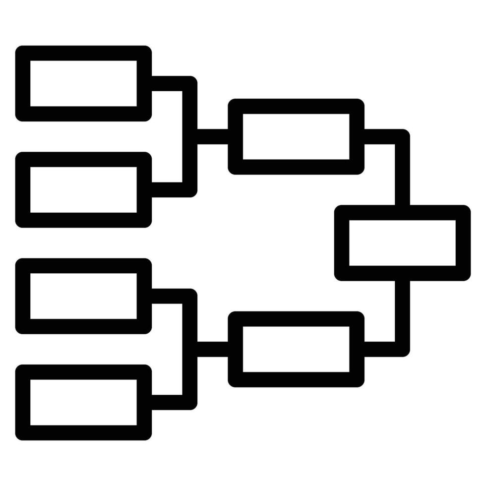 playoff march madness tournament bracket icon templates vector