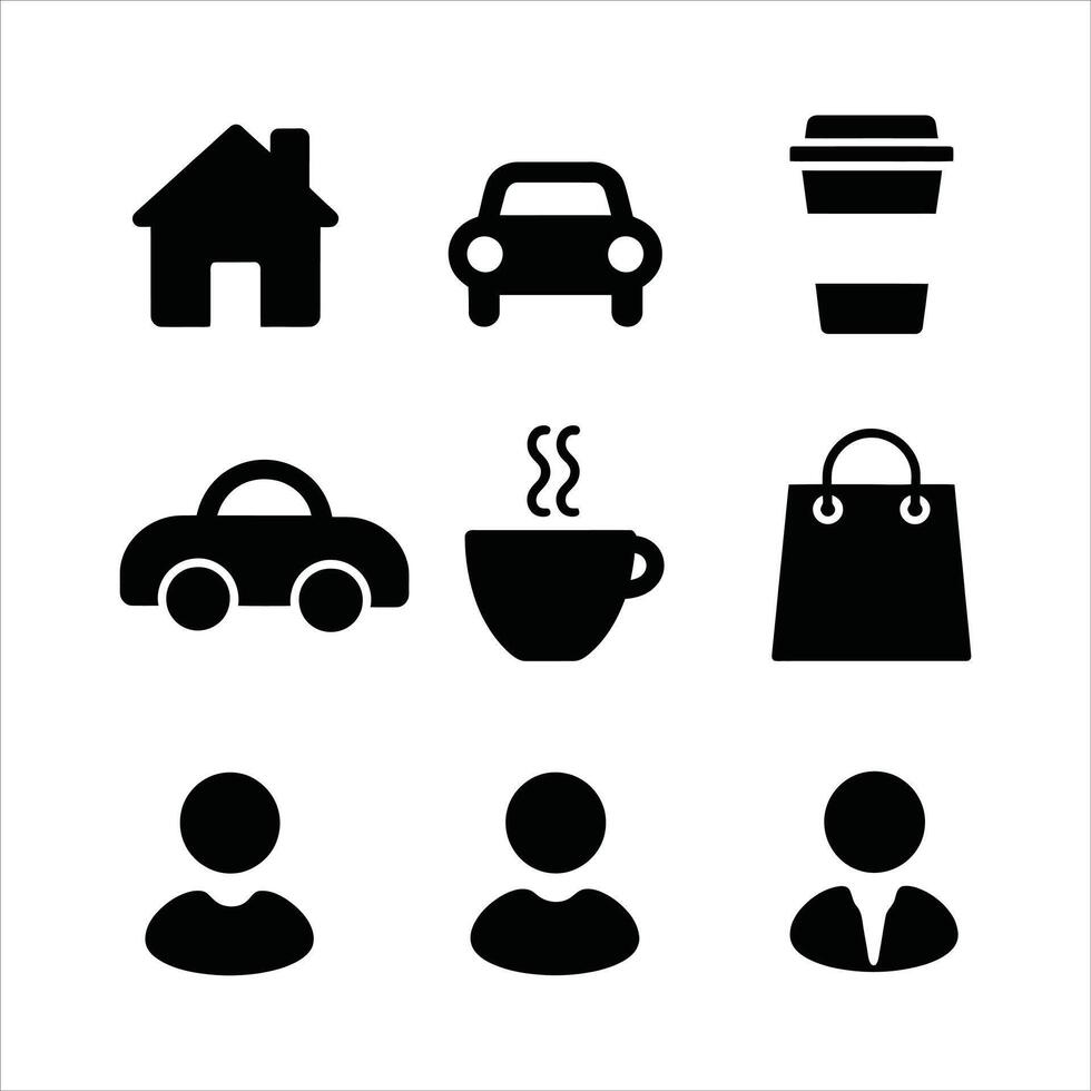 Urban Living Icons vector