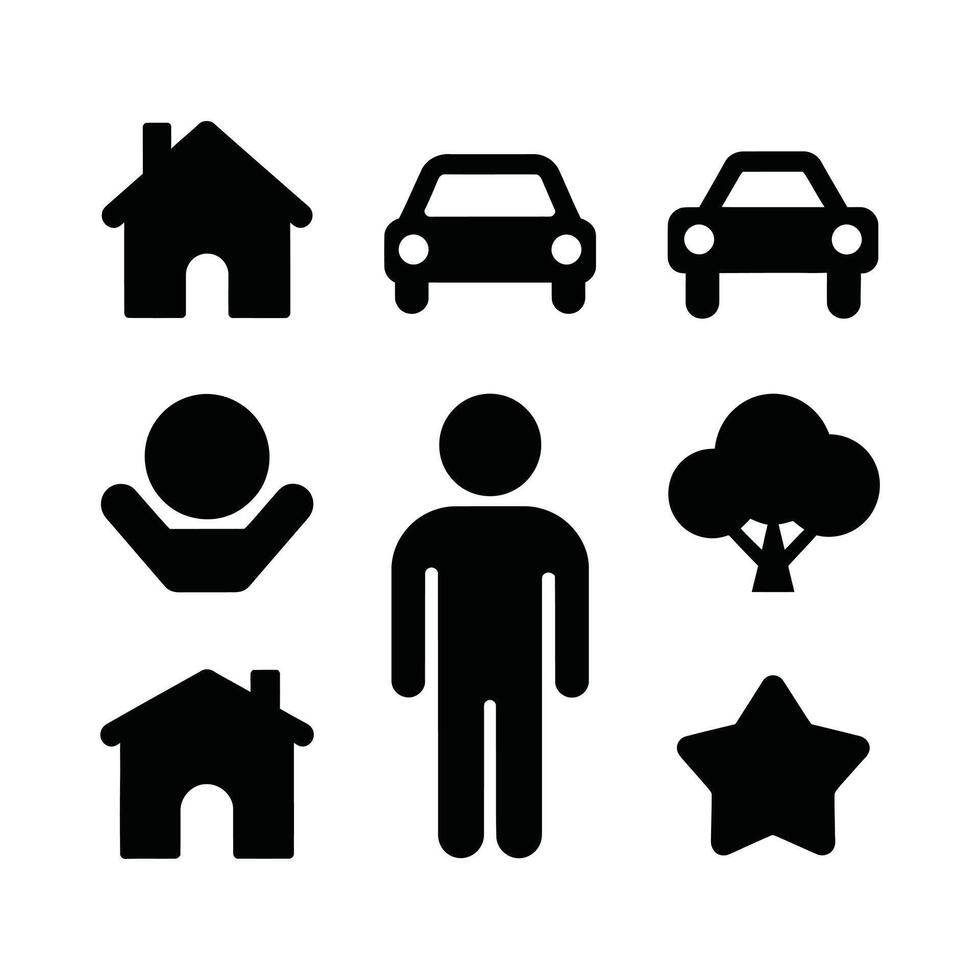 Basic Icon Set vector