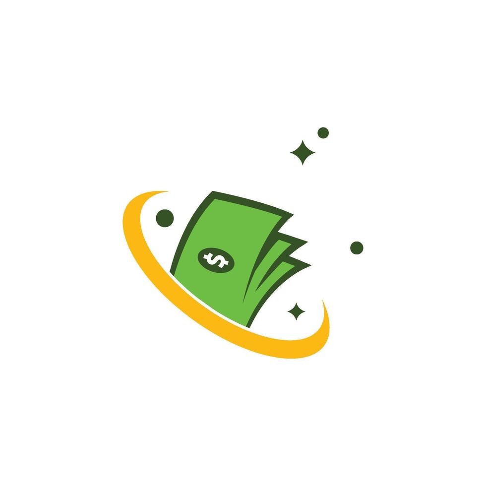 dollar money icon vector