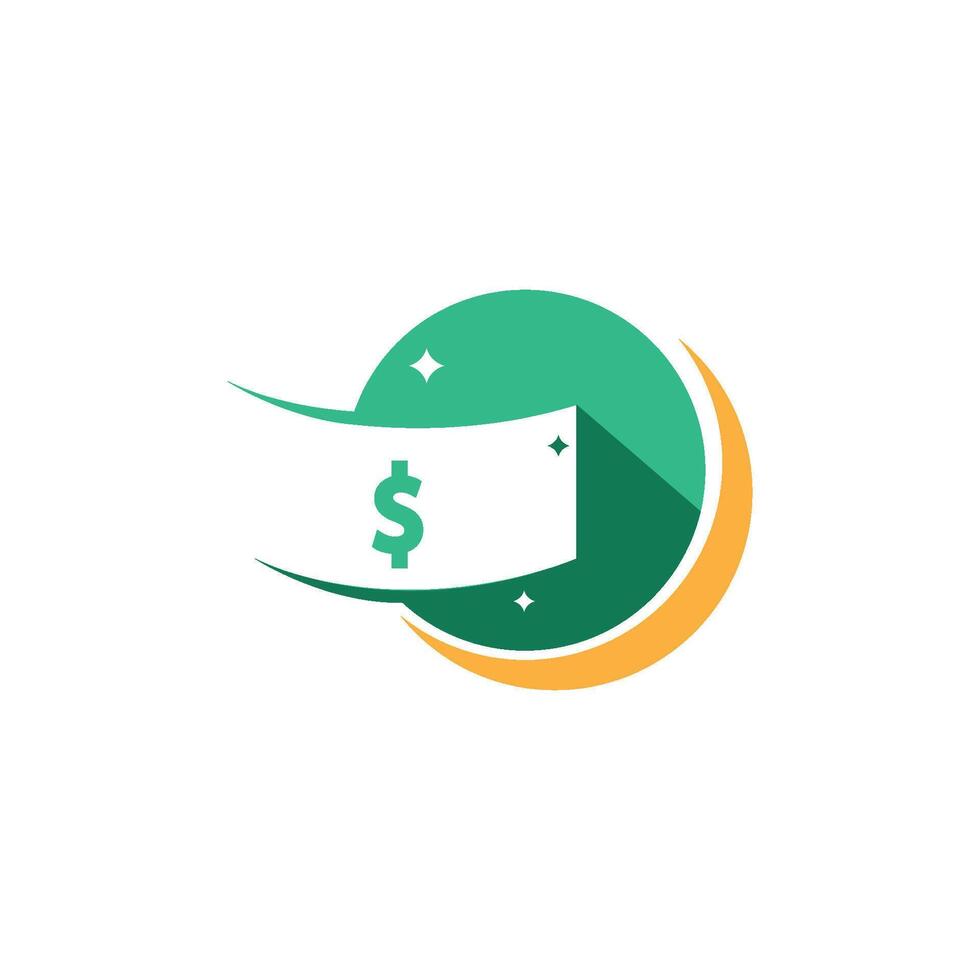 dollar flat design vector