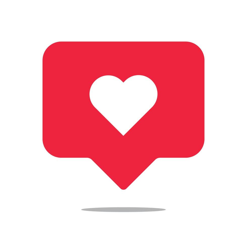 instagram like icon vector