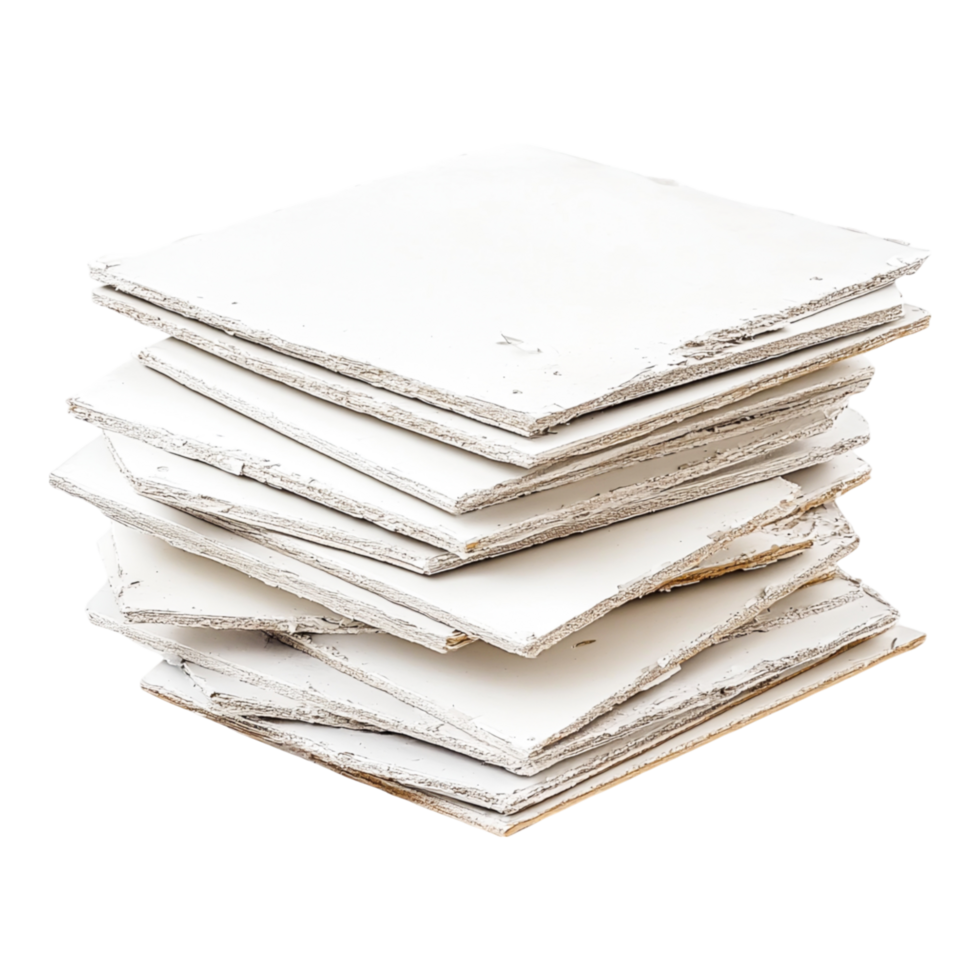 Stack of Blank Sheets for Creative Projects png