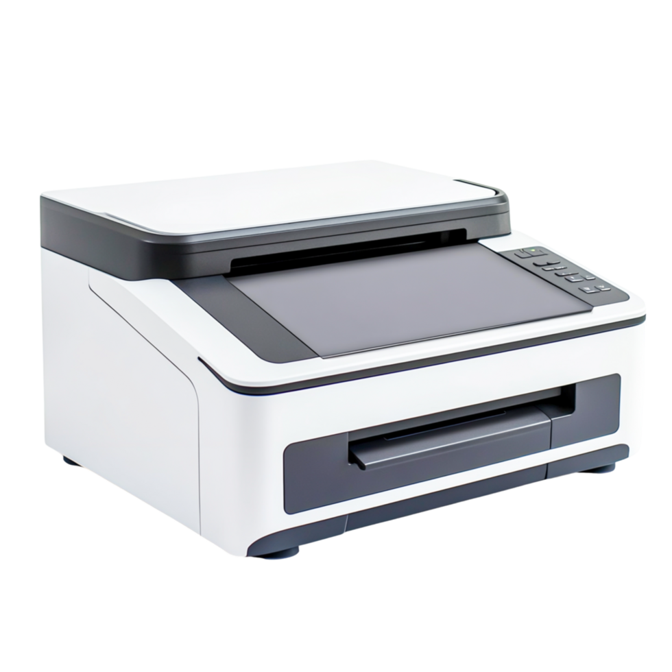 Modern All-in-One Printer with Scanner and Copier png