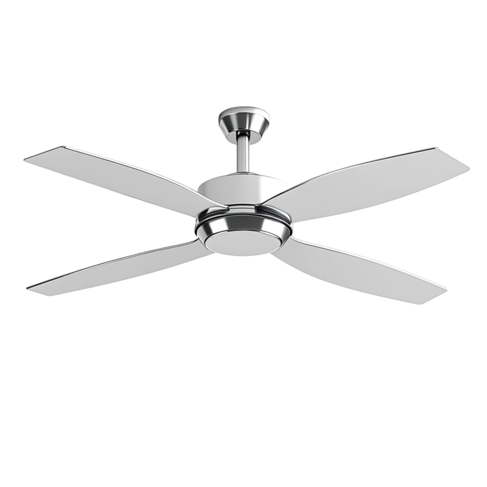 Modern Ceiling Fan with Sleek Design png