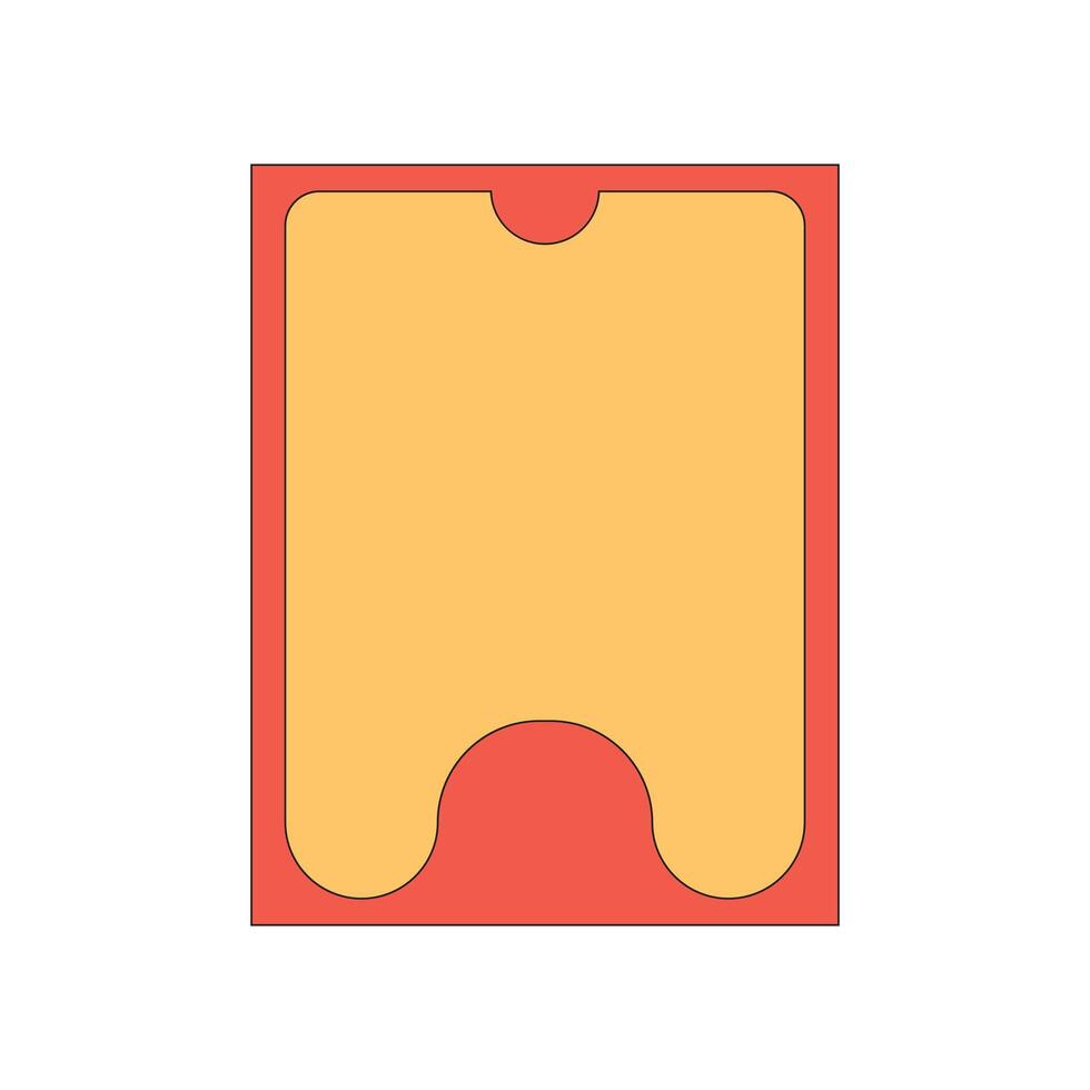 Design template element retro with blank background vector