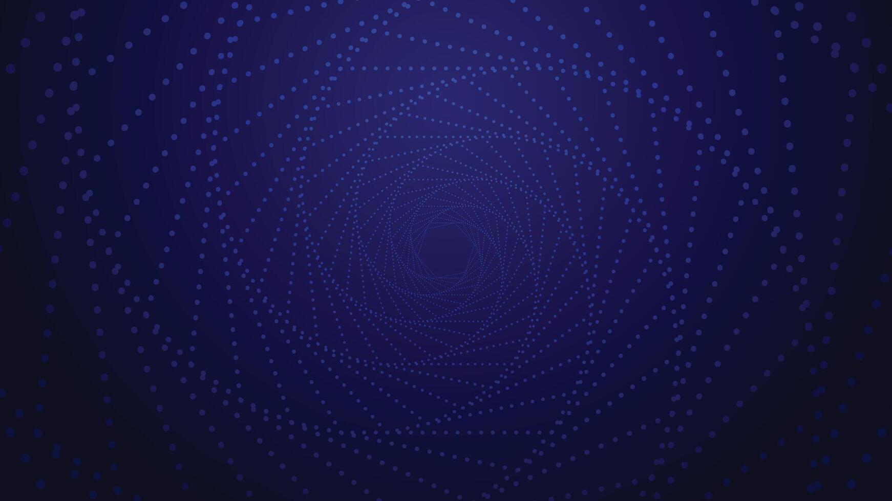Blue Technology Dotted Background. Futuristic Background With Geometric Pattern Dotted vector