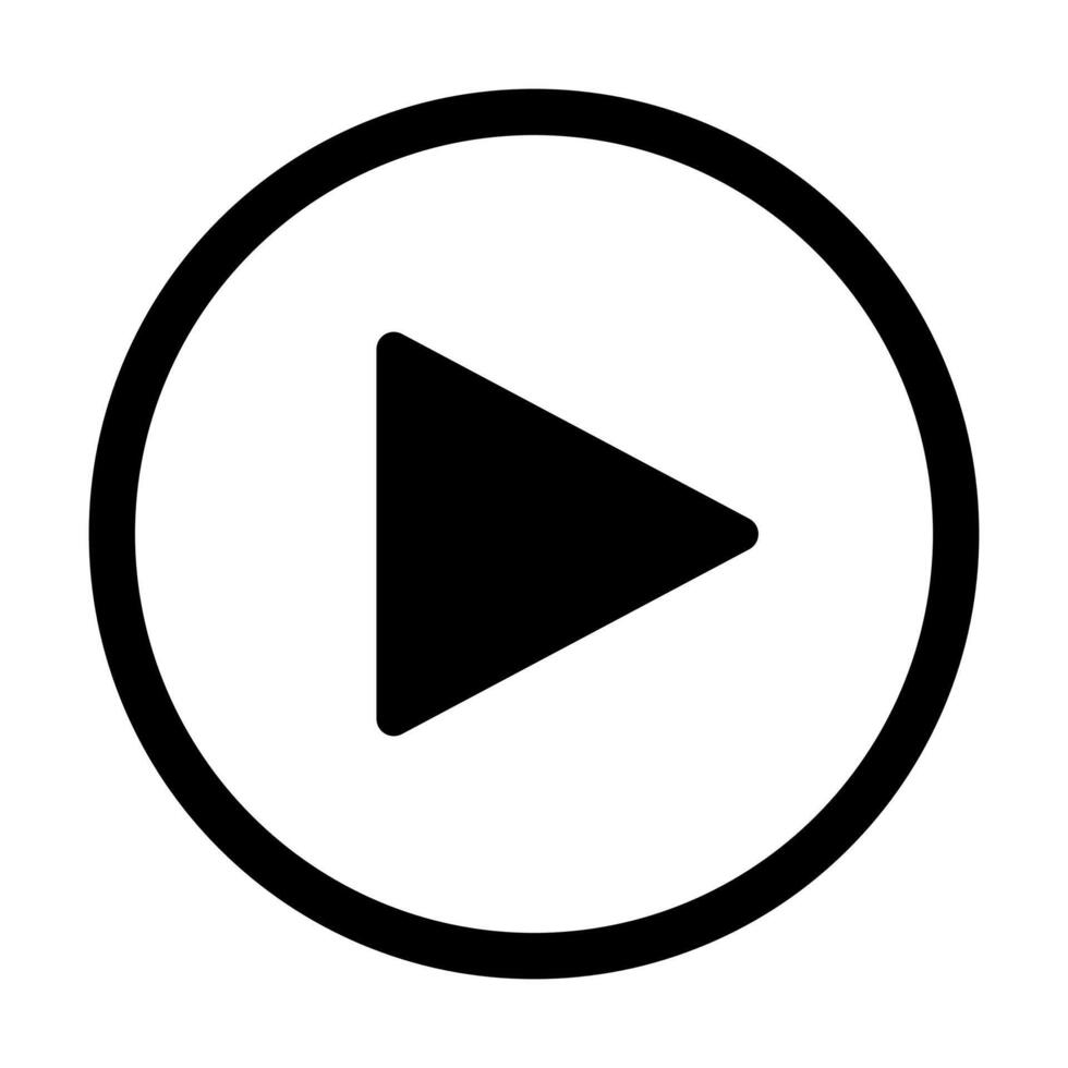 Play icon. For your web site design, logo, app, UI. illustration vector