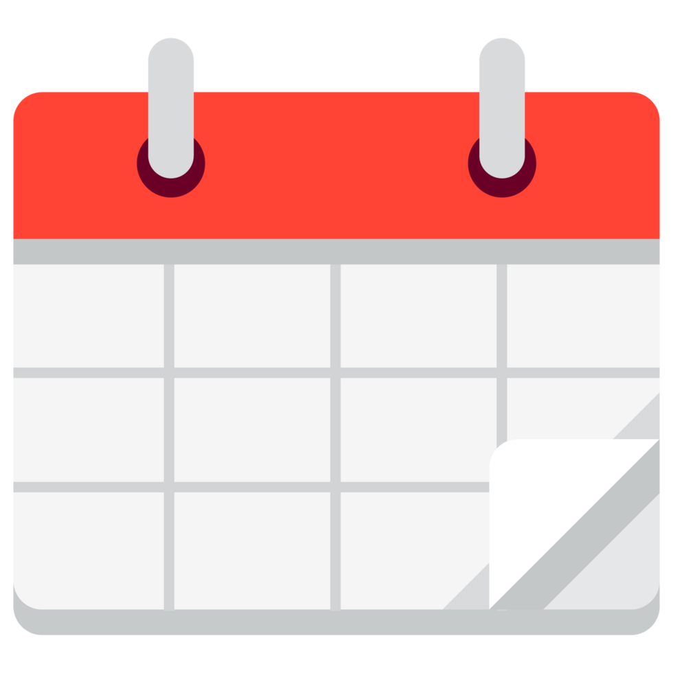 Calendar icon transparent background png