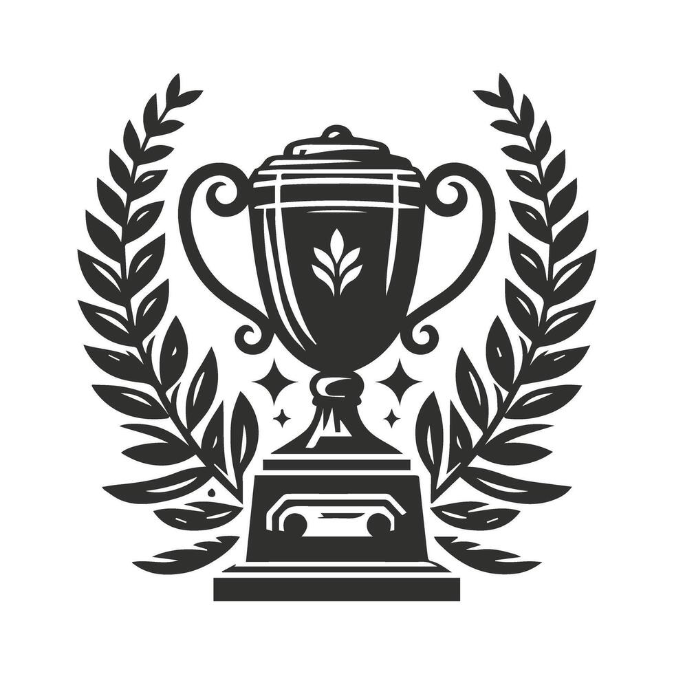 Artistic Trophy Sketches for Celebrations vector