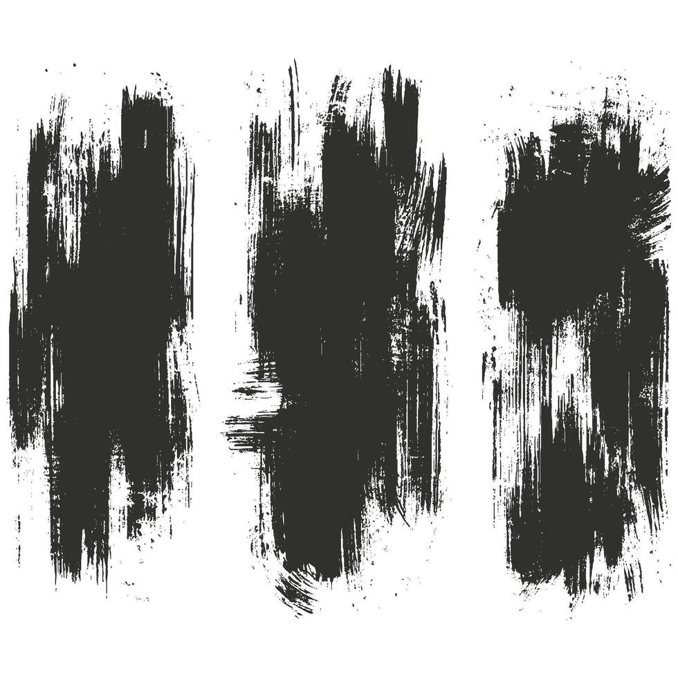 Minimalist Ink Brush Stroke Collection vector