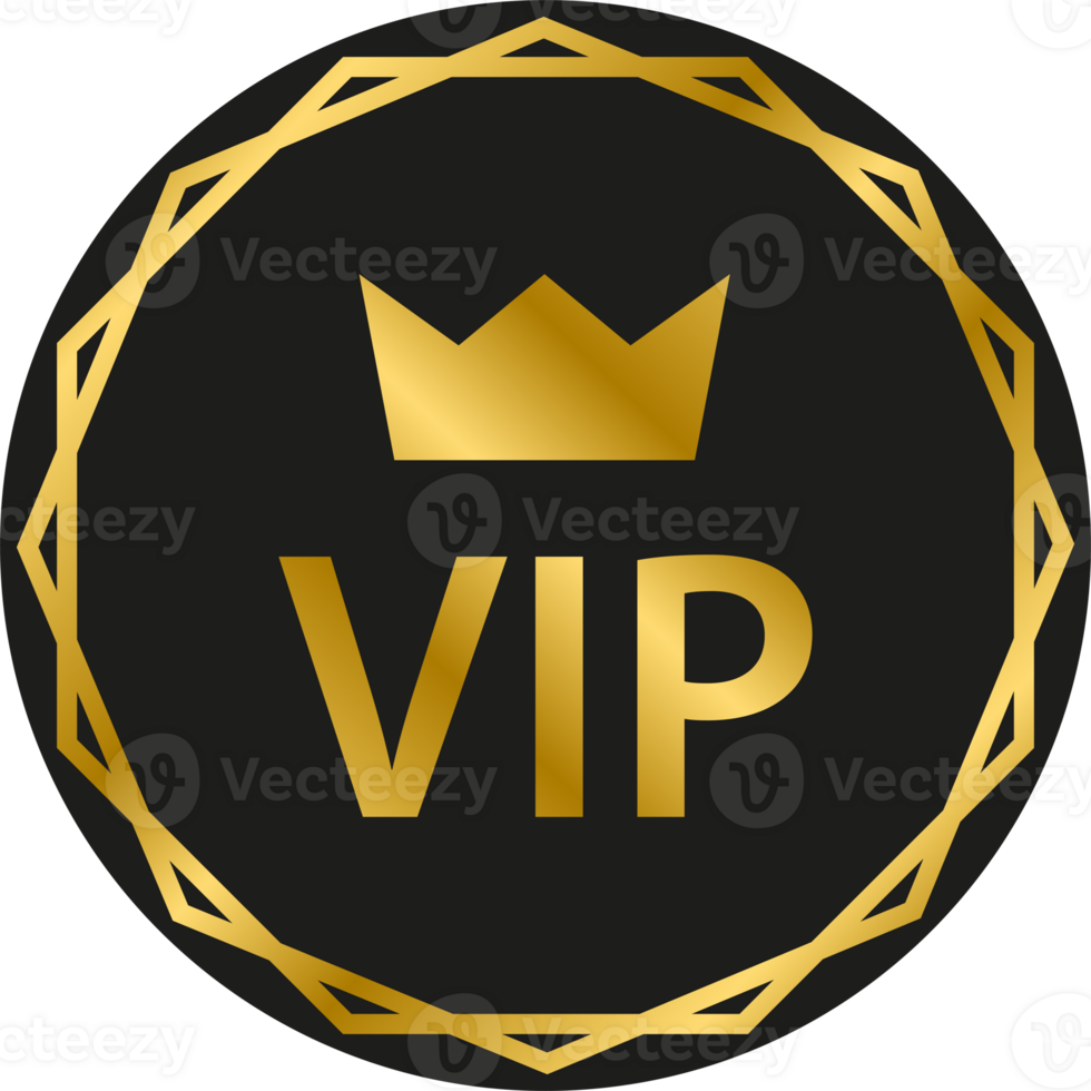 VIP icon for graphic design, logo, website, social media, mobile app, UI png