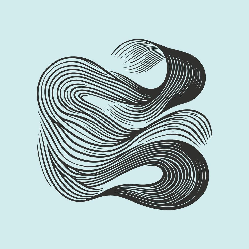 Timeless Vintage Wave Design Collection vector