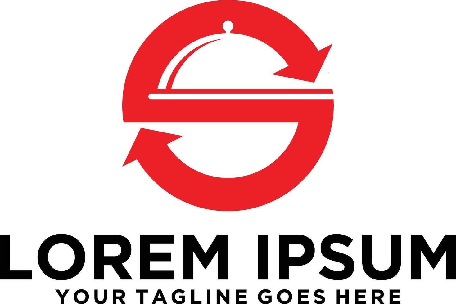 Cafe and Restaurant 24 hours logo vector