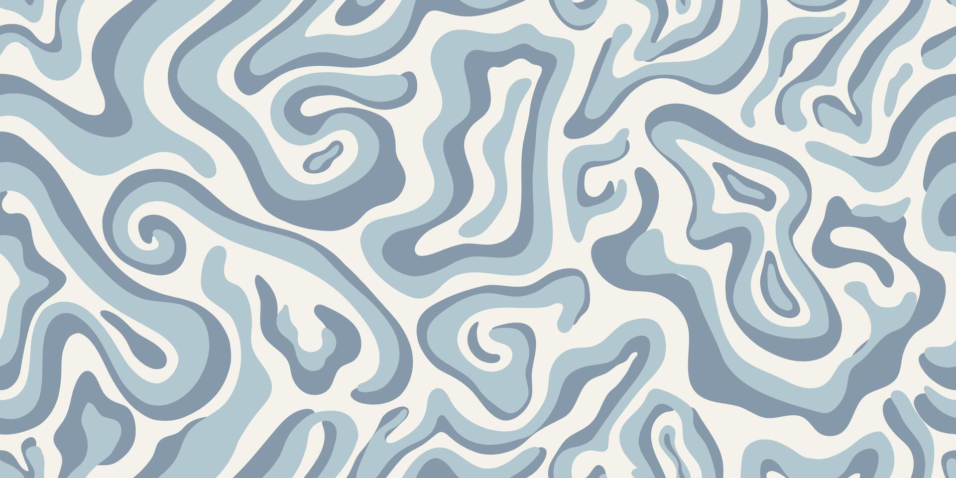 Animal groovy seamless pattern. Print for fabric with zebra, tiger texture. Background in retro style. Y2k aesthetic. vector