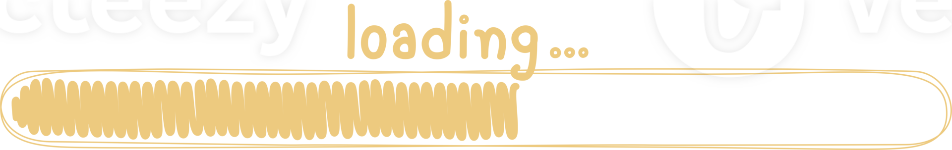 collection set of cute doodle hand draw loading bar counter, text box, yellow pastel color png