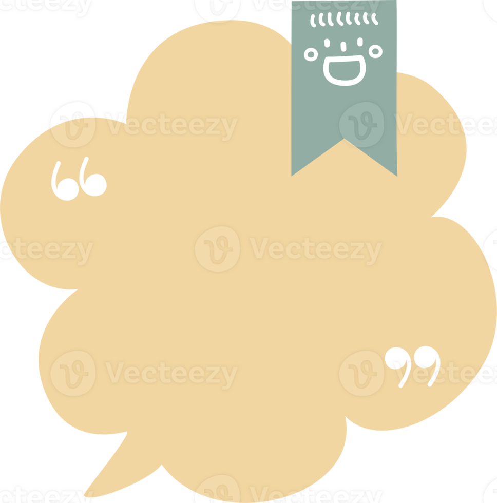 collection set of cute doodle hand draw facial expression yellow color speech bubble balloon with character facial expression, text box think speak talk banner png
