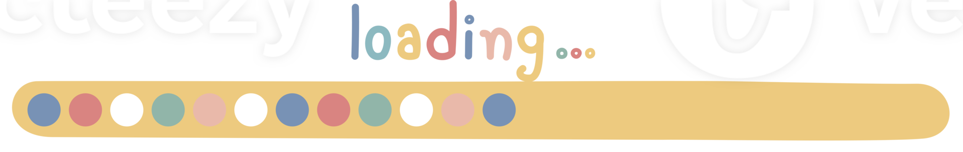 collection set of cute doodle hand draw loading bar counter, text box, pastel color png