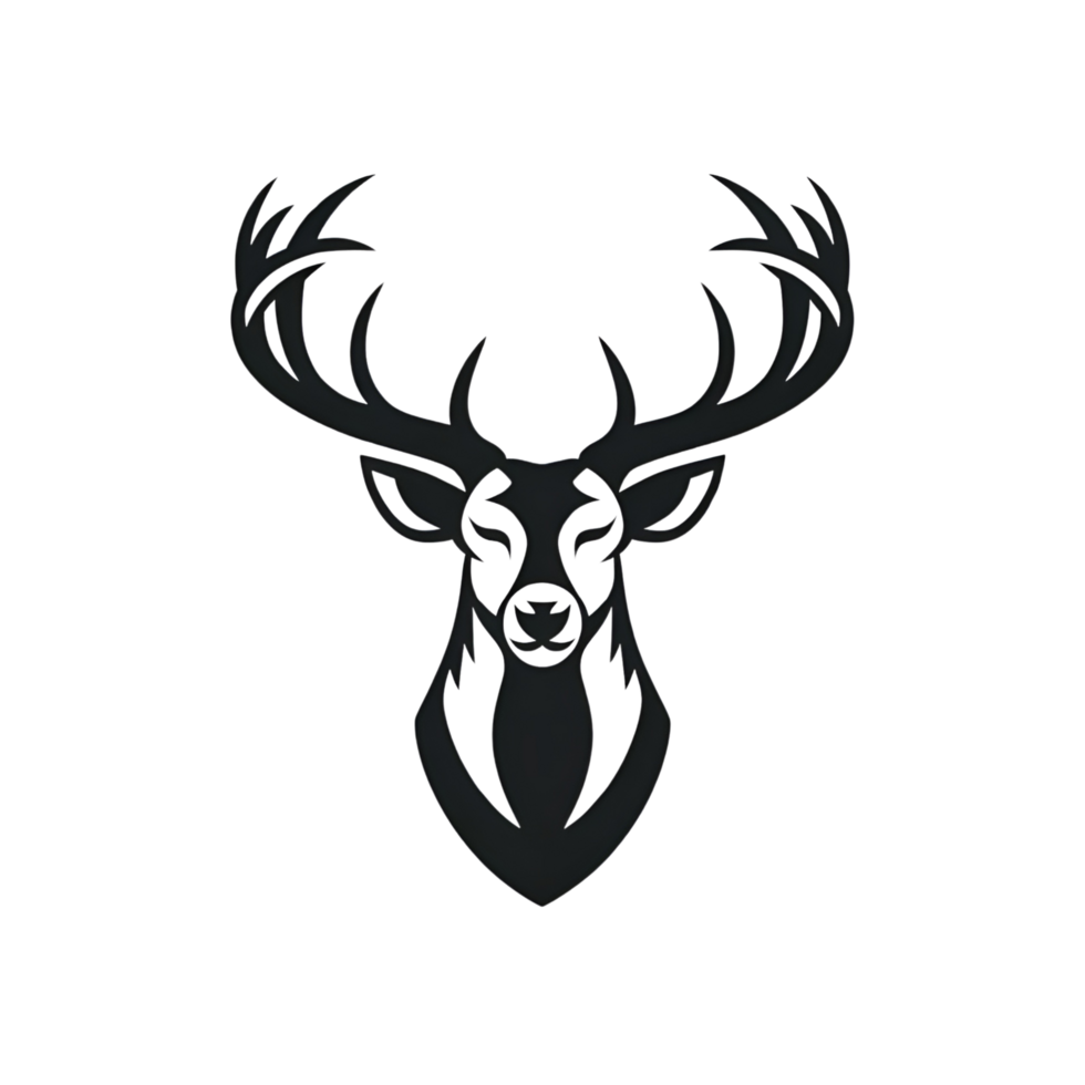 A stylized depiction of a deer png