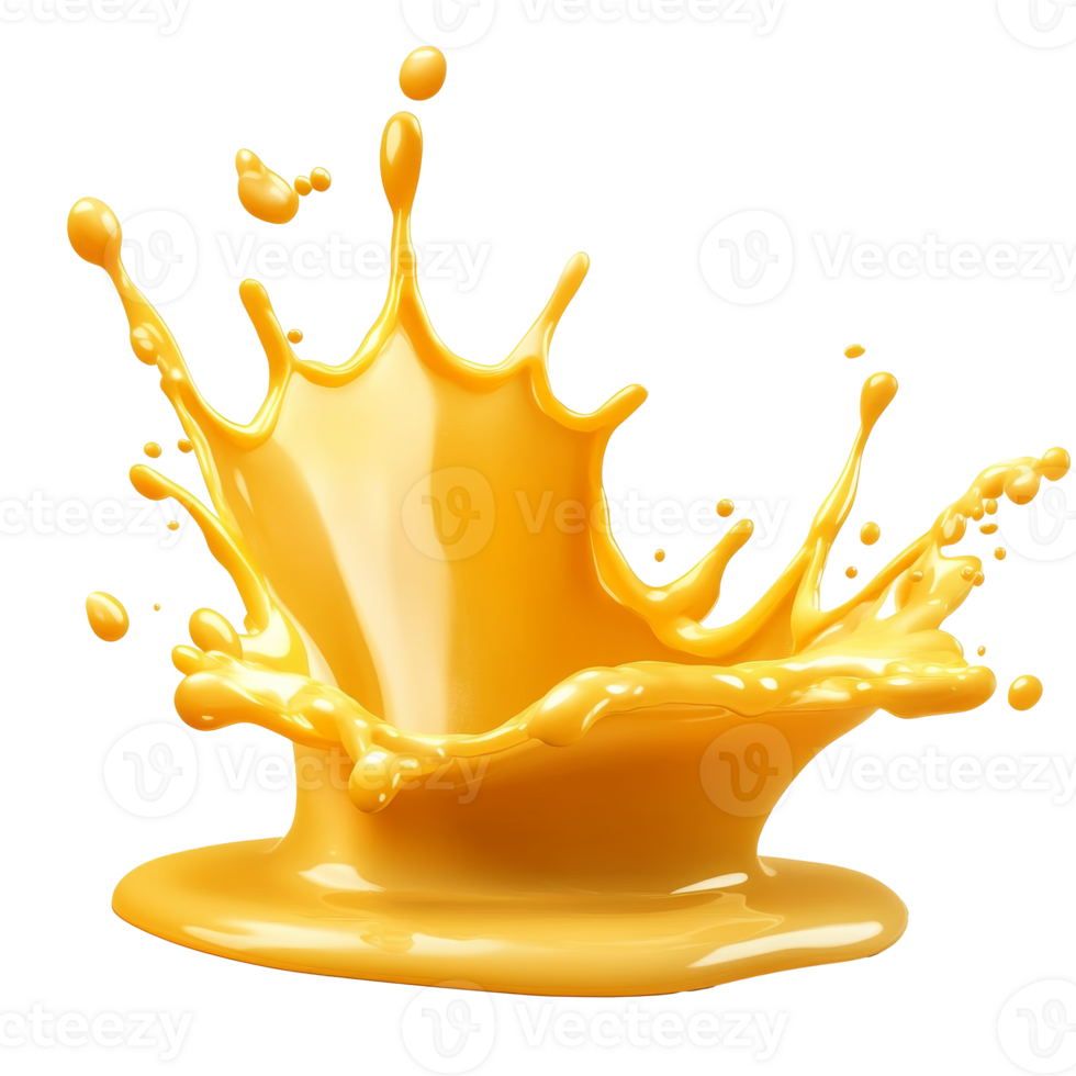 Bright yellow liquid on white backdrop transparent png