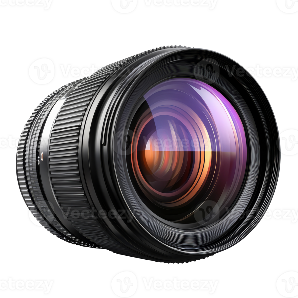 Premium zoom lens with advanced features transparent png