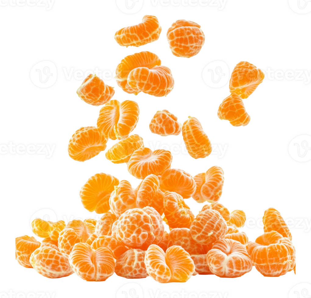 Tangerines on a white surface transparent png