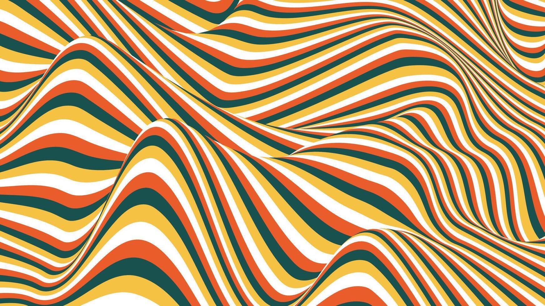 Modern abstract wave with bright color background vector