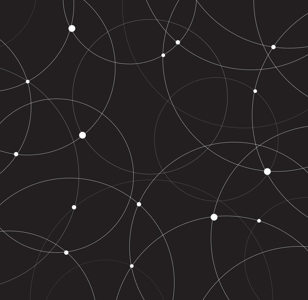 Abstract overlapping circles Background vector