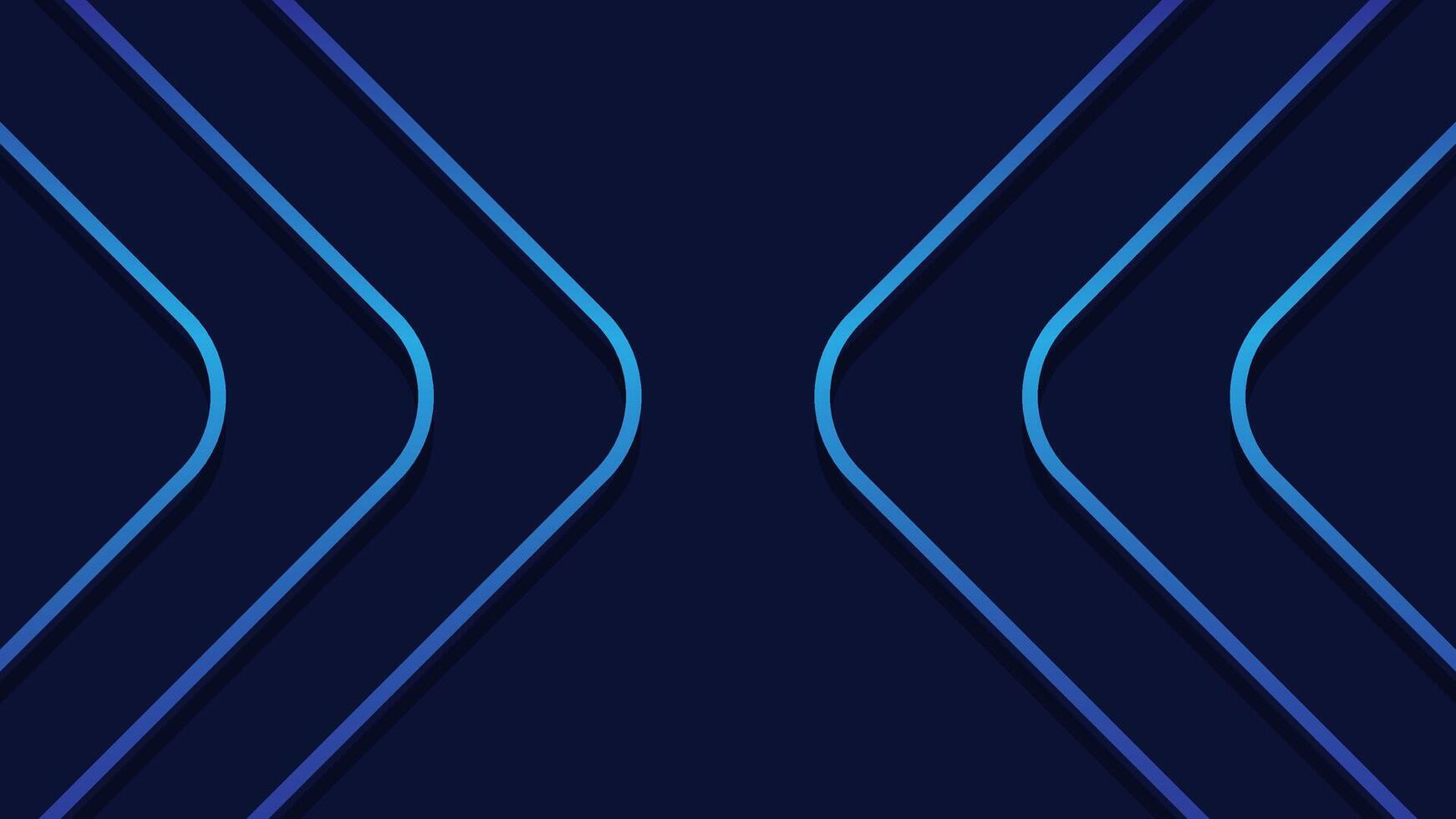 Modern dark blue triangle gradient lines background vector