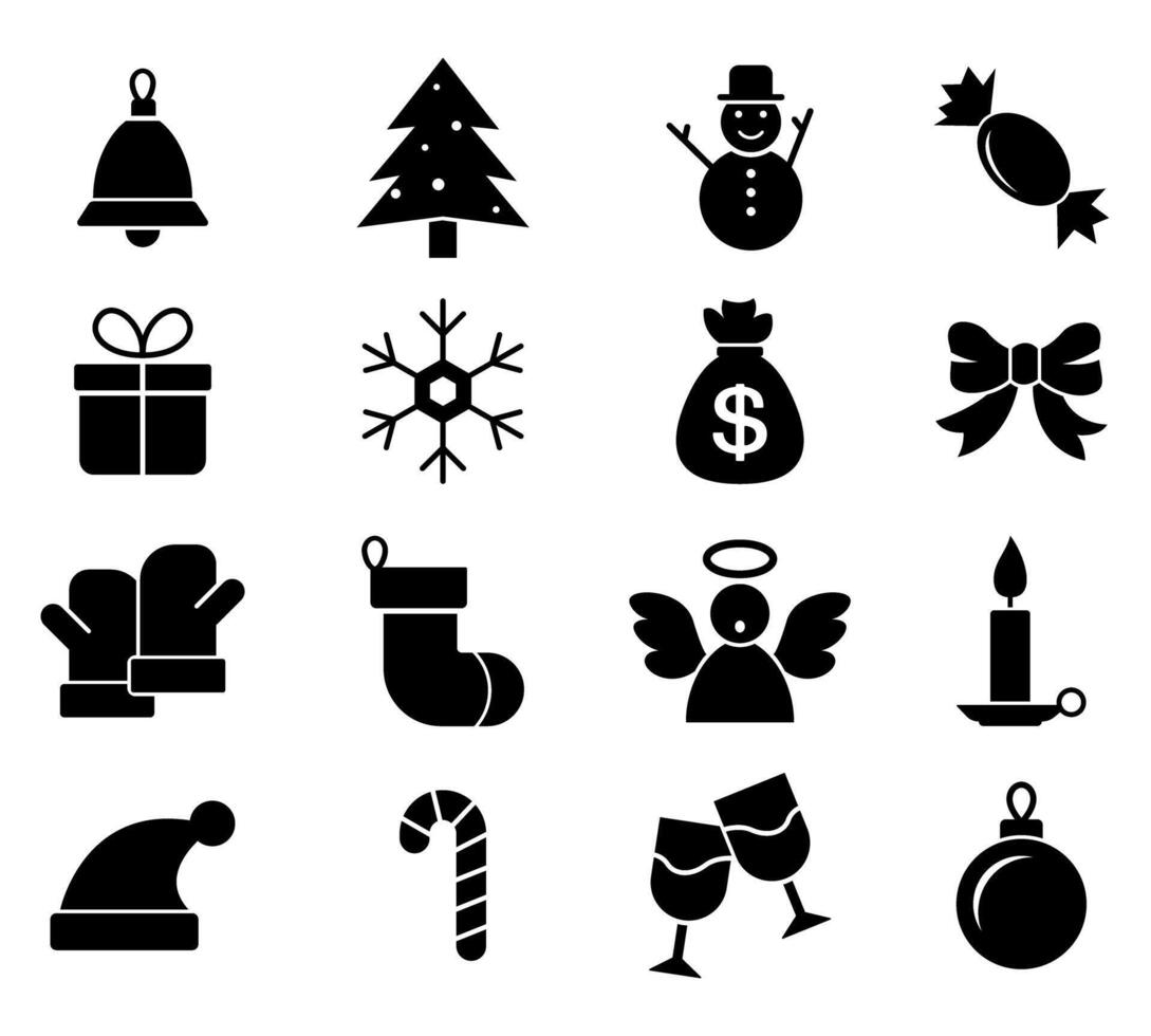 happy new year icon.Simple stock illustration stock Pro vector